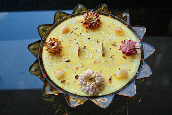 Crystal Chrysanthemum Luxury Crystal Candle