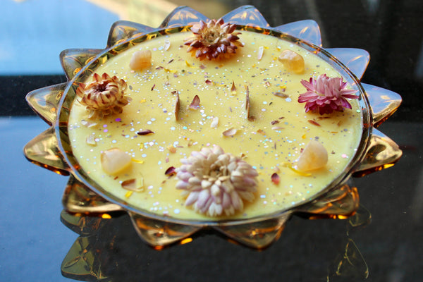 Crystal Chrysanthemum Luxury Crystal Candle