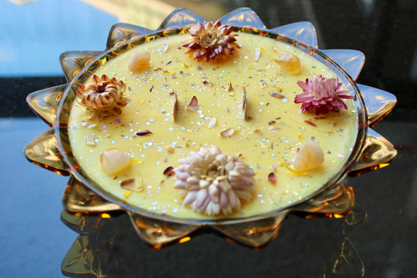 Crystal Chrysanthemum Luxury Crystal Candle