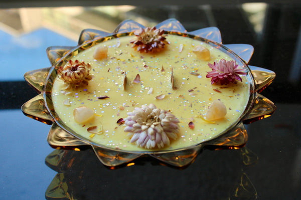 Crystal Chrysanthemum Luxury Crystal Candle