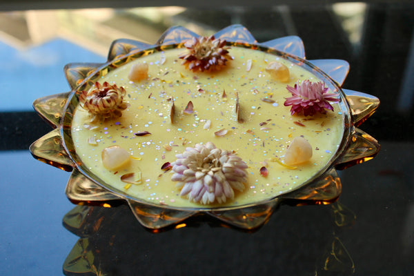Crystal Chrysanthemum Luxury Crystal Candle