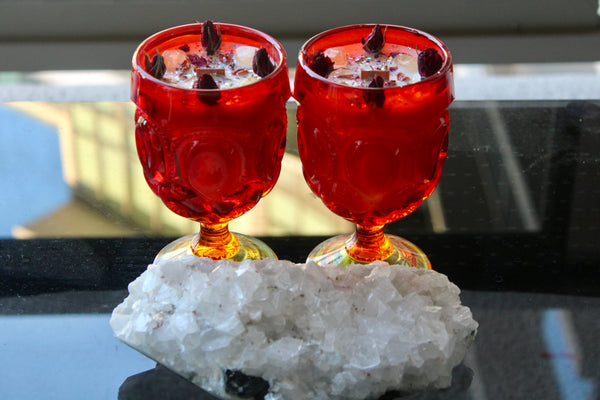 Samhain Goblet Luxury Crystal Candle