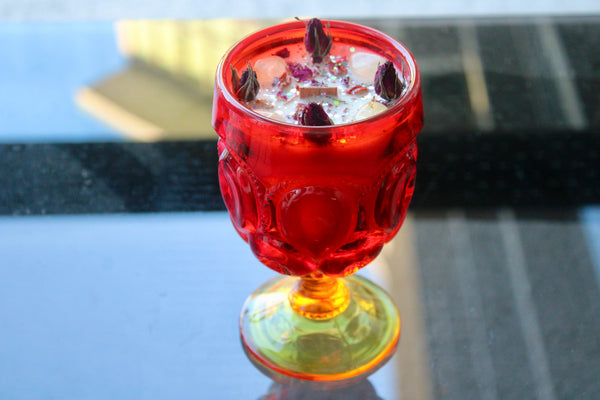 Samhain Goblet Luxury Crystal Candle