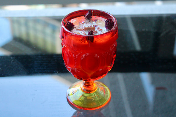 Samhain Goblet Luxury Crystal Candle