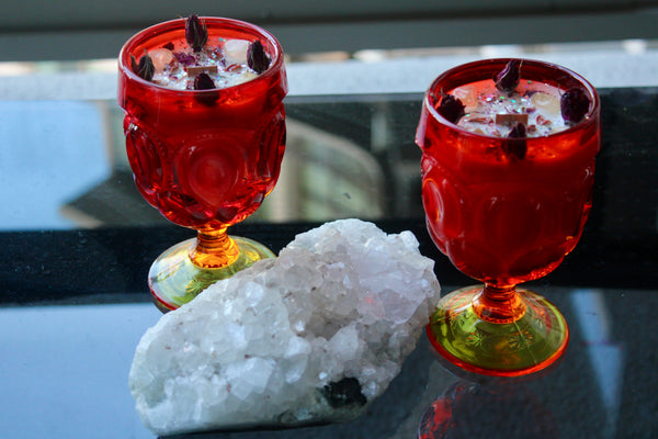 Samhain Goblet Luxury Crystal Candle