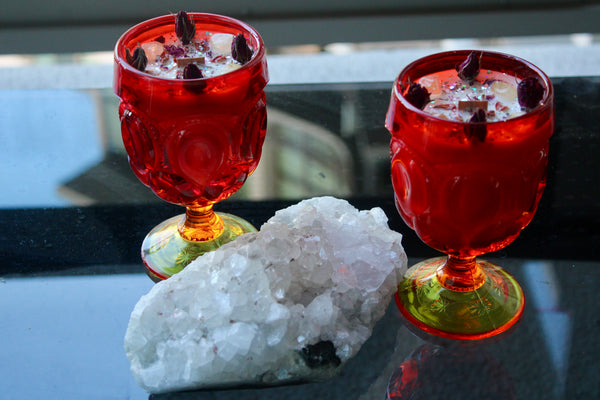 Samhain Goblet Luxury Crystal Candle