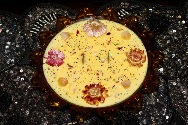 Crystal Chrysanthemum Luxury Crystal Candle