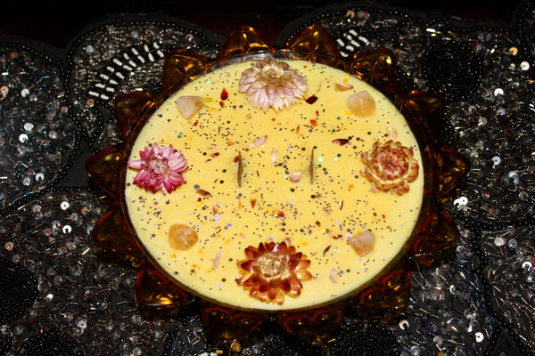 Crystal Chrysanthemum Luxury Crystal Candle