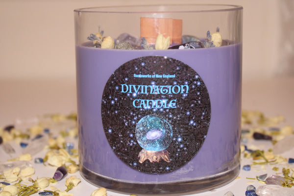 Divination Ritual Candle|Divination|Divination Candle|Divination Tools|Metaphysical Tools|Intention|Intuition|         Spirituality|Crystal Candle