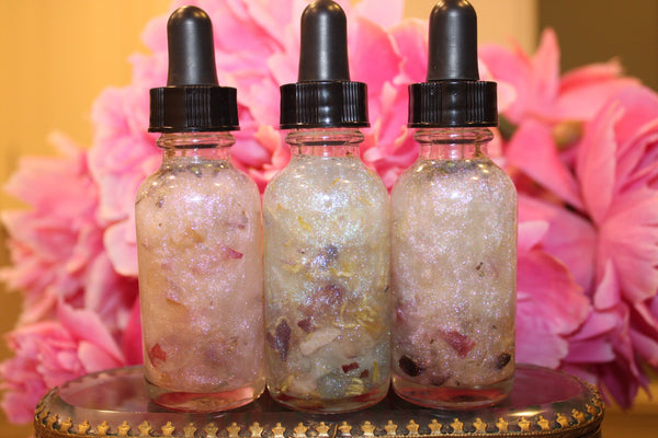 Self Love Ritual Oil|Crystal Infused Body Oil|Body Oil|Crystal Oil|Intention Oil|Shimmer Body Oil|Body Shimmer|Body Glitter|Self Love Oil