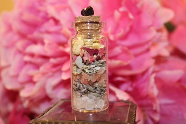 Protection Spell Bottle|Protection Spell Jar|Mini Spell Bottle|Witch Bottle|Witch Jar|Intention Jar|Intention Bottle|Manifestation Jar|Herbs