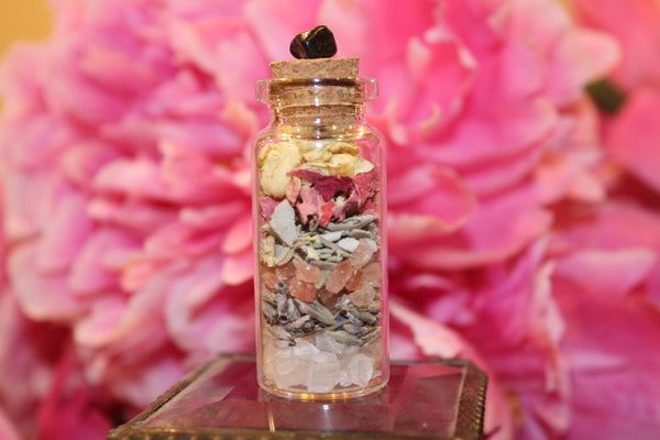 Protection Spell Bottle|Protection Spell Jar|Mini Spell Bottle|Witch Bottle|Witch Jar|Intention Jar|Intention Bottle|Manifestation Jar|Herbs
