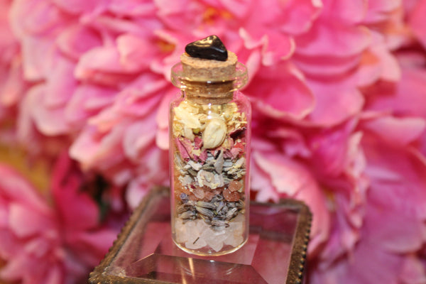 Protection Spell Bottle|Protection Spell Jar|Mini Spell Bottle|Witch Bottle|Witch Jar|Intention Jar|Intention Bottle|Manifestation Jar|Herbs