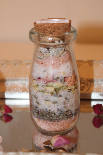 Ritual Bath Salts|Spell Jar|Spell Bottle|Full Moon|Protection|Money|Self Love|Calming|Happiness|Spell Bottles|Intention|Relaxing|Bath Salts
