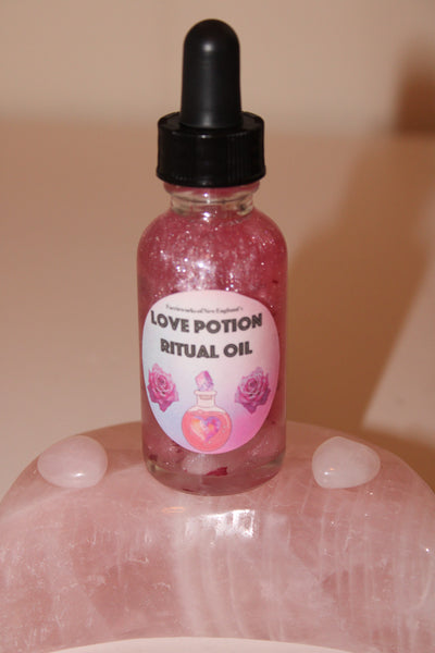 Love Ritual Oil|Crystal Infused Body Oil|Body Oil|Crystal Oil|Intention Oil|Shimmer Body Oil|Body Shimmer|Body Glitter|Love Oil|Love Potion