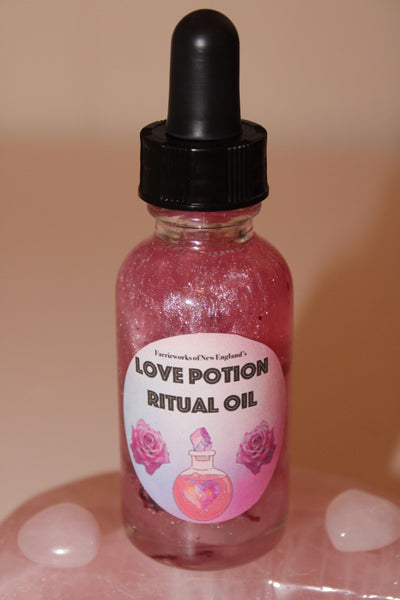 Love Ritual Oil|Crystal Infused Body Oil|Body Oil|Crystal Oil|Intention Oil|Shimmer Body Oil|Body Shimmer|Body Glitter|Love Oil|Love Potion