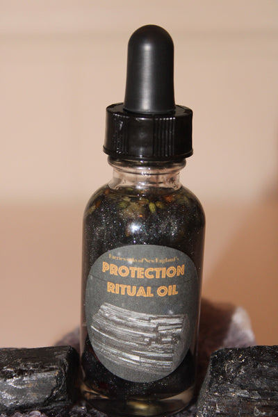 Protection Ritual Oil|Crystal Infused Body Oil|Body Oil|Crystals|Manifestation Oil|Shimmer Body Oil|Body Shimmer|Body Glitter|Protection Oil