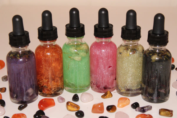 Calming Ritual Oil|Crystal Infused Body Oil|Body Oil|Crystal Oil|Intention Oil|Shimmer Body Oil|Body Shimmer|Calming Oil|Anti-Anxiety Oil