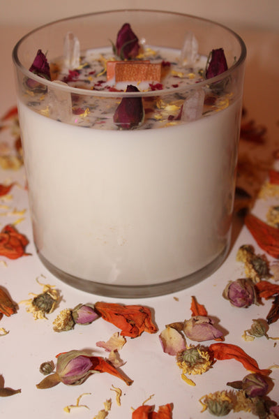 Autumn Harvest Candle|Fall Candle|Autumn Candle|Harvest Candle||Crisp Red Apple Candle|Full Moon|Crystal Candle|Crystal Candles|Autumn|Fall