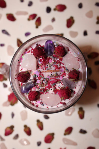 Pisces Crystal Candle|Crystal Candle|Zodiac Candles|Zodiac Crystal Candle|Zodiac Candles|Pisces Crystals|Zodiac|Astrology|Crystal Candles