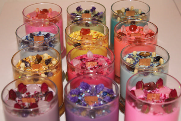 Scorpio Crystal Candle|Crystal Candle|Scorpio Candle|Zodiac Candle|Zodiac Candles|Crystal Healing|Zodiac|Astrology|Crystal Candles