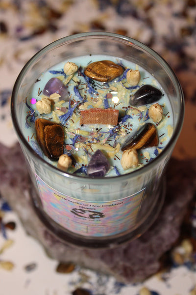 Cancer Crystal Candle|Crystal Candle|Cancer Candle|Zodiac Candles|Zodiac Candle|Crystal Candles|Crystal Healing|Zodiac|Astrology|Cancer
