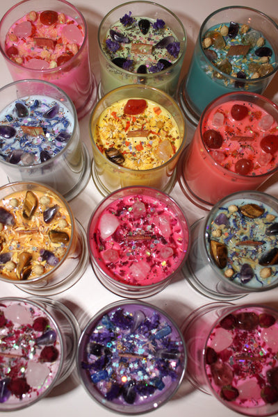 Cancer Crystal Candle|Crystal Candle|Cancer Candle|Zodiac Candles|Zodiac Candle|Crystal Candles|Crystal Healing|Zodiac|Astrology|Cancer
