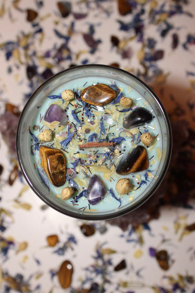 Cancer Crystal Candle|Crystal Candle|Cancer Candle|Zodiac Candles|Zodiac Candle|Crystal Candles|Crystal Healing|Zodiac|Astrology|Cancer