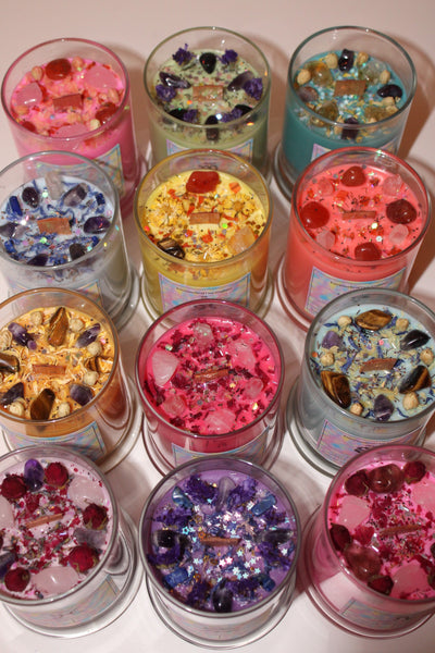 Sagittarius Crystal Candle|Crystal Candle|Sagittarius|Sagittarius Candle|Zodiac Candle|Zodiac Candles|Zodiac|Astrology|Crystal Candles