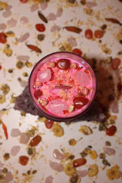 Virgo Crystal Candle|Crystal Candle|Virgo|Virgo Crystals|Virgo Candle|Zodiac Candles|Crystal Healing|Zodiac|Astrology|Crystal Candles