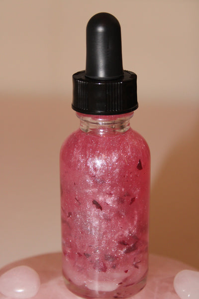 Love Ritual Oil|Crystal Infused Body Oil|Body Oil|Crystal Oil|Intention Oil|Shimmer Body Oil|Body Shimmer|Body Glitter|Love Oil|Love Potion