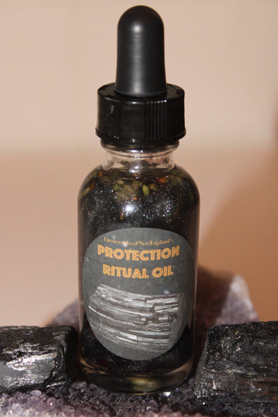 Protection Ritual Oil|Crystal Infused Body Oil|Body Oil|Crystals|Manifestation Oil|Shimmer Body Oil|Body Shimmer|Body Glitter|Protection Oil