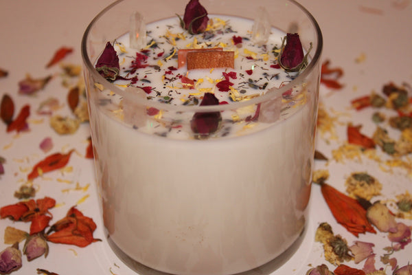 Autumn Harvest Candle|Fall Candle|Autumn Candle|Harvest Candle||Crisp Red Apple Candle|Full Moon|Crystal Candle|Crystal Candles|Autumn|Fall