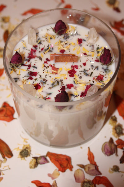 Autumn Harvest Candle|Fall Candle|Autumn Candle|Harvest Candle||Crisp Red Apple Candle|Full Moon|Crystal Candle|Crystal Candles|Autumn|Fall