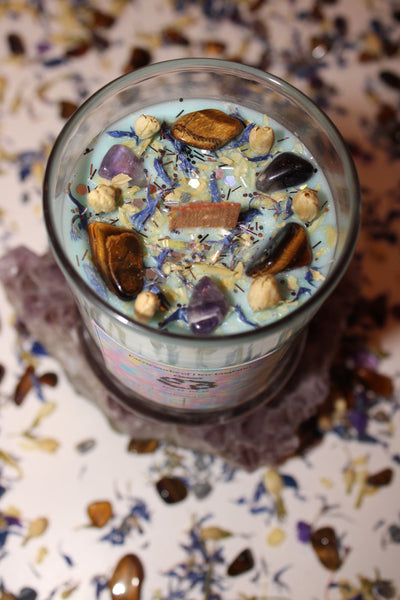 Cancer Crystal Candle|Crystal Candle|Cancer Candle|Zodiac Candles|Zodiac Candle|Crystal Candles|Crystal Healing|Zodiac|Astrology|Cancer