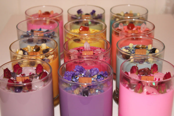 Sagittarius Crystal Candle|Crystal Candle|Sagittarius|Sagittarius Candle|Zodiac Candle|Zodiac Candles|Zodiac|Astrology|Crystal Candles
