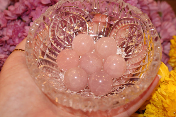 Rose Quartz Sphere|20MM Crystal Sphere|Crystal Sphere|Rose Quartz|Crystal Spheres|Rose Quartz Crystal Sphere