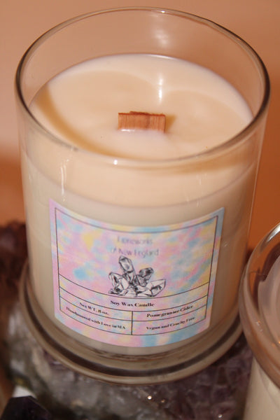 Simple Scented Soy Wax Candle|Vegan|Natural|Cruelty Free|Handmade|Handpoured|Luxury|Self Care|Self Love|Custom|Customized|Wooden Wick
