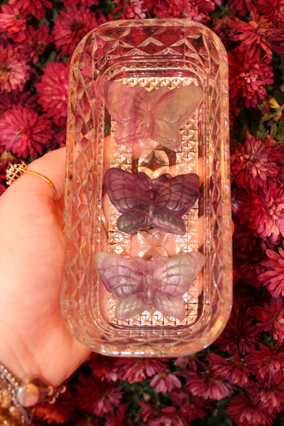 Fluorite Butterfly Carving|Butterfly Carving|Crystal Carving|Butterfly Crystal Carving|Crystal Butterfly|Fluorite Butterfly