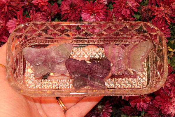 Fluorite Butterfly Carving|Butterfly Carving|Crystal Carving|Butterfly Crystal Carving|Crystal Butterfly|Fluorite Butterfly