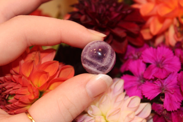 Chevron Amethyst Sphere|15MM Crystal Sphere|Crystal Sphere|Amethyst Sphere|Chevron Amethyst|Dream Amethyst|Crystal Spheres|Amethyst Sphere