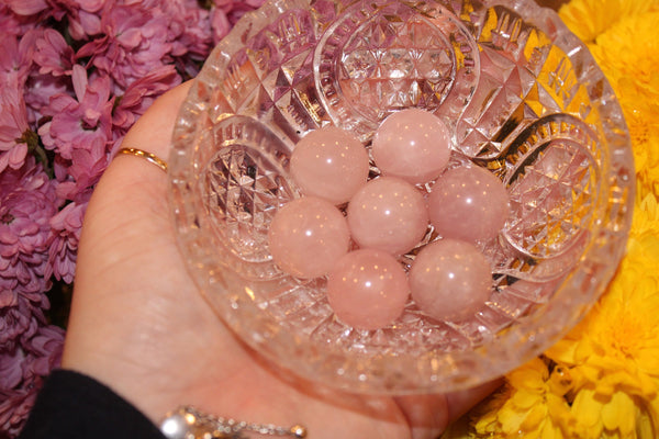Rose Quartz Sphere|20MM Crystal Sphere|Crystal Sphere|Rose Quartz|Crystal Spheres|Rose Quartz Crystal Sphere