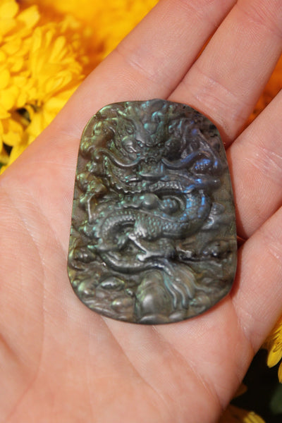 Labradorite Dragon Carving|Dragon Carving|Crystal Carving|Dragon Crystal Carving|Crystal Dragon|Labradorite Dragon|Labradorite Carving