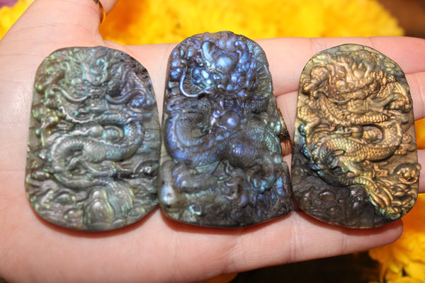 Labradorite Dragon Carving|Dragon Carving|Crystal Carving|Dragon Crystal Carving|Crystal Dragon|Labradorite Dragon|Labradorite Carving