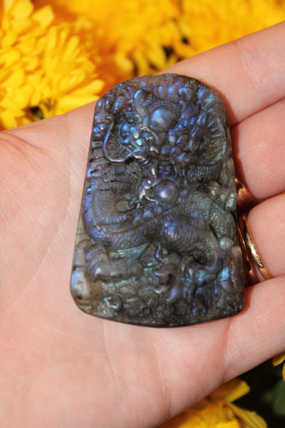 Labradorite Dragon Carving|Dragon Carving|Crystal Carving|Dragon Crystal Carving|Crystal Dragon|Labradorite Dragon|Labradorite Carving