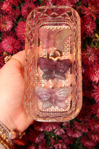 Fluorite Butterfly Carving|Butterfly Carving|Crystal Carving|Butterfly Crystal Carving|Crystal Butterfly|Fluorite Butterfly