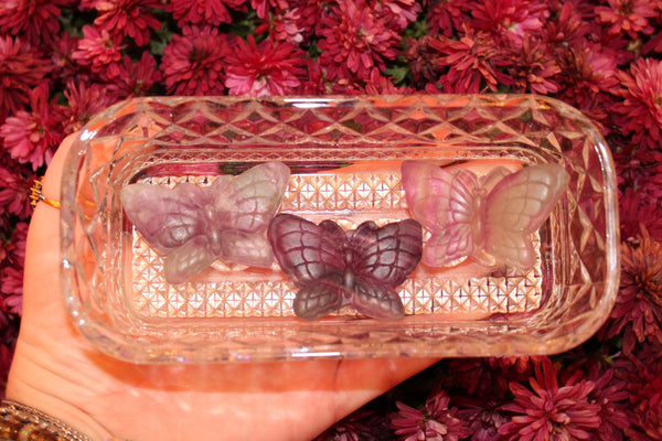 Fluorite Butterfly Carving|Butterfly Carving|Crystal Carving|Butterfly Crystal Carving|Crystal Butterfly|Fluorite Butterfly