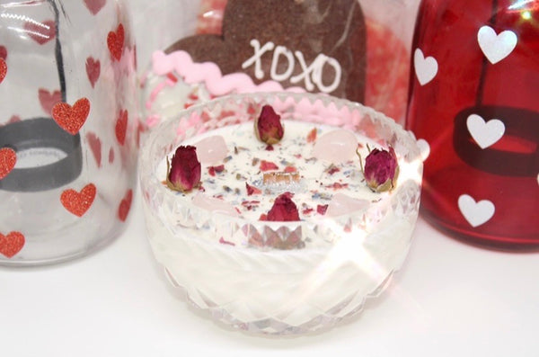 Love Thyself Vintage Candle|Self Love Candle|Crystal Candle|Crystal Candles|Self Care Candle|Self Love Ritual|Self Care|Self Love