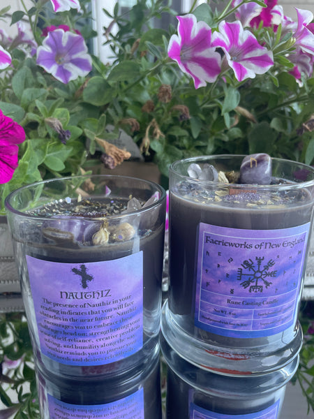 Rune Reading Candle