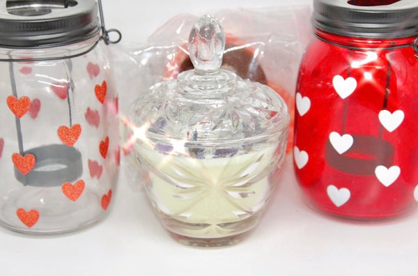 Serenity Vintage Candle|Calming Candle|Crystal Candle|Crystal Candles|Self Care Candle|Grounding Ritual|Self Care|Calming Ritual
